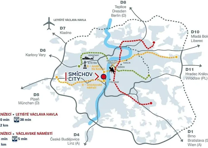 The Peony In Smichov, 5 דירה