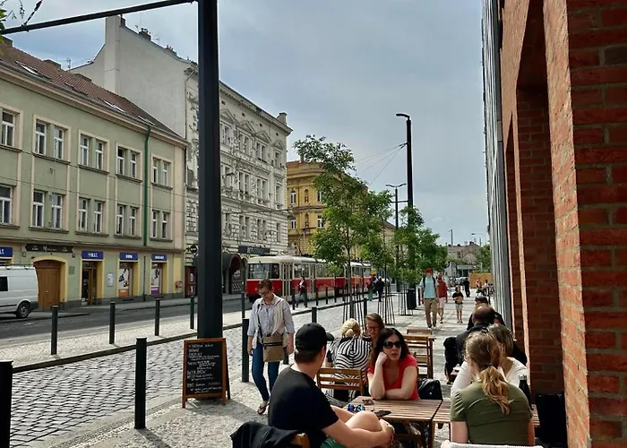 Daire The Peony In Smichov, 5 Prag